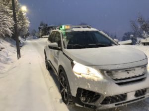 taxi Andorra snow